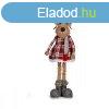 Dekoratv Figura Sl Szarvas 17 x 78 x 24 cm Piros Szrke MO