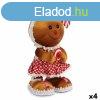 Dekoratv Figura Sti Masni Barna Piros polisztirn 19 x 33 