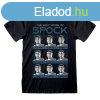 Unisex rvid ujj pl Star Trek Many Mood Of Spock Fekete M