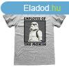 Rvid ujj pl Star Wars Employee of the Month Szrke Unise