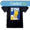 Unisex rvid ujj pl The Simpsons Doh Fekete MOST 15469 HE