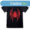 Rvid ujj pl Spider-Man Hanging Spider Fekete Unisex MOST