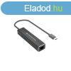 Conceptronic Kbel - ABBY14B (USB-C to RJ-45, 2xUSB-A+2xUSB-