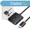 Baseus Cluster HDMI eloszt, 1 m kbellel (fekete)