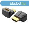 Adapter 90 HDMI Male to Female Vention AIOB0 4K 60Hz