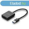 UGREEN USB adapter krtyaolvas SD, microSD (fekete)