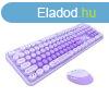 MOFII Sweet New 2.4G Wireless Keyboard + Mouse Set (Purple)