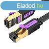 Flat Network Cable UTP CAT7 Vention ICABF RJ45 Ethernet 10Gb