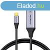 Lention CU808D USB-C to DisplayPort cable, 8K60Hz, 1.7m (bla