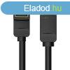 Cable HDMI 2.0 Vention AAQBG 1,5m, Angled 270, 4K 60Hz (bla