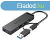 Huib 2in1 USB-C Interface, 4-port USB 3.0 and Power Adapter 