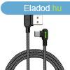 USB USB-C kbel Mcdodo CA-5280 LED, 0,5m (fekete)