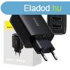 Baseus Compact gyorstlt, 3x USB, 17W (fekete)