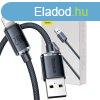 Baseus Crystal Shine USB-vilgt kbel, 2,4A, 2m (fekete)