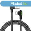 USB Lightning kbel, Mcdodo CA-4673, ferde, 1.8m (fekete)