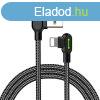 USB Lightning kbel, Mcdodo CA-4679, ferde, 3m (fekete)