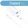 Wall Charger Foneng EU13 + USB to Micro USB Cable, 3A (White