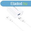 Foneng EU13 Wall Charger + USB to USB-C Cable, 3A (White)