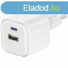 SWISSTEN GaN hlzati adapter 1 x USB-C 45 W PD s 1 x USB-A