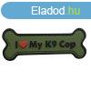 WARAGOD I love my K9 Cop PVC rtt, zld