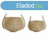 Kosr kszlet DKD Home Decor Rattan Bali (2 pcs) (25 x 25 x 