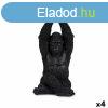 Dekoratv Figura Gorilla Yoga Fekete 18 x 36,5 x 19,5 cm (4 