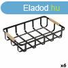 Tbbcl kosr Confortime Fekete 36 x 24,3 x 8 cm (6 egysg)