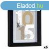 Fnykpkeret 16 x 21 x 2,5 cm Fekete veg Fa MDF (6 egysg) 
