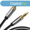 UGREEN 3.5mm mini jack AUX kbel, 1m (fekete)