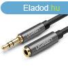 UGREEN AUX 3,5 mm-es jack audi hosszabbt kbel, 1m (feket