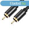 Kabel Audio RCA Vention VAB-R09-B200 2m (fekete)