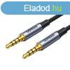 UGREEN 3,5 mm-es AUX jack kbel, 1,5 m (fekete)