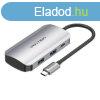 USB-C Docking Station to 4x USB3.0, PD 0.15m Vention TNBHB (