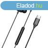 Mcdodo HP-1050 in-ear, vezetkes fejhallgat, USB-C (fekete)