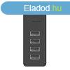 Orico W5P-100 USB-rl 4x USB 2.0 hub adapterre (fekete)