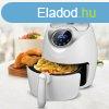 Elite 3,6 L-es Air Fryer + receptknyv, 1600W olaj nlkli 