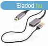 DisplayPort HDMI Adapter GEMBIRD A-HDMIM-DPF-02 Fekete 4K Ul