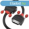 DVI Kbel LINDY 36259 Fekete MOST 36777 HELYETT 26672 Ft-rt