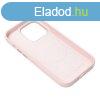 LEATHER MAG COVER case for IPHONE 15 sand pink