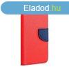 FANCY Book case for MOTOROLA MOTO G14 red / navy