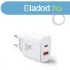 EU Joyroom JR-TCF05 20W USB-A USB-C charger + USB-C cable - 