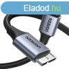 USB C / micro USB-B 3.0 cable Ugreen US565 5Gb/s 3A 0.5m - g