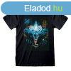 Rvid ujj pl Marvel Wall Lurker Fekete Unisex MOST 16606 