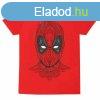 Rvid ujj pl Deadpool Tattoo Style Piros Unisex MOST 1660