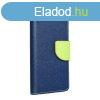 FANCY Book case for SAMSUNG A54 5G navy / lime