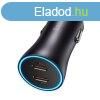 Baseus Golden Contactor Pro car charger 2x USB-C 40W gray (C