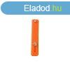 Self-adhesive finger holder with zipper - orange