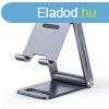 Ugreen metal aluminum folding phone holder tablet gray (LP26