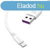 Dudao cable USB / USB Type C 5A 1m white (L2T 1m white)