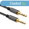 Wozinsky universal mini jack cable 2x AUX cable 1.5 m black